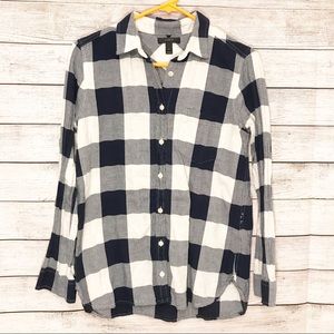 🌻SALE! - J.Crew button up long sleeve fall plaid